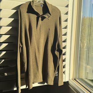 Polo by Ralph Lauren Men's Olive Long Sleeve Sweater